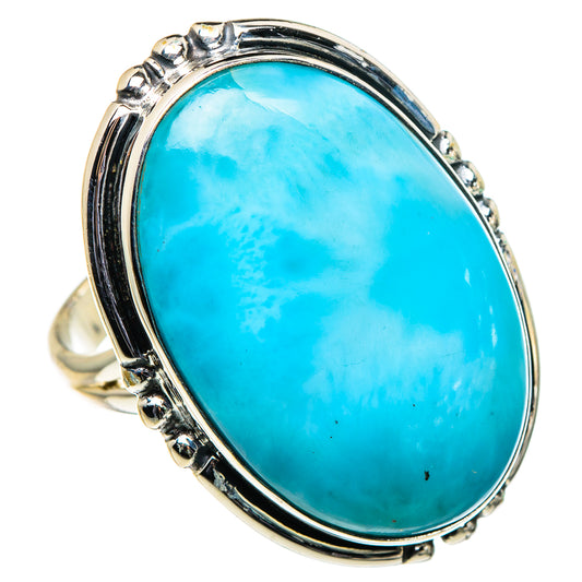 Larimar Rings handcrafted by Ana Silver Co - RING95997