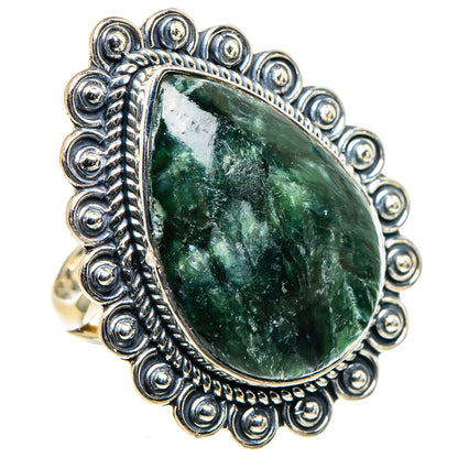 Seraphinite Rings handcrafted by Ana Silver Co - RING95998 - Photo 2