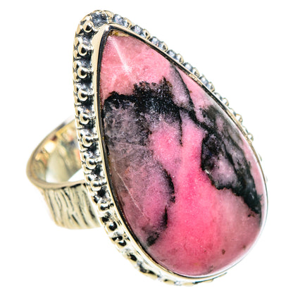 Rhodonite Rings handcrafted by Ana Silver Co - RING96014