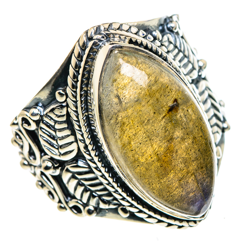 Labradorite Rings handcrafted by Ana Silver Co - RING96033