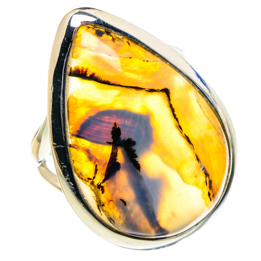Montana Agate Rings handcrafted by Ana Silver Co - RING96052