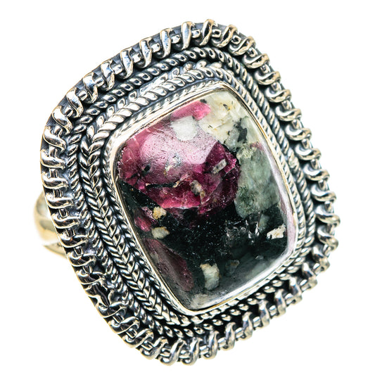 Russian Eudialyte Rings handcrafted by Ana Silver Co - RING96057 - Photo 2