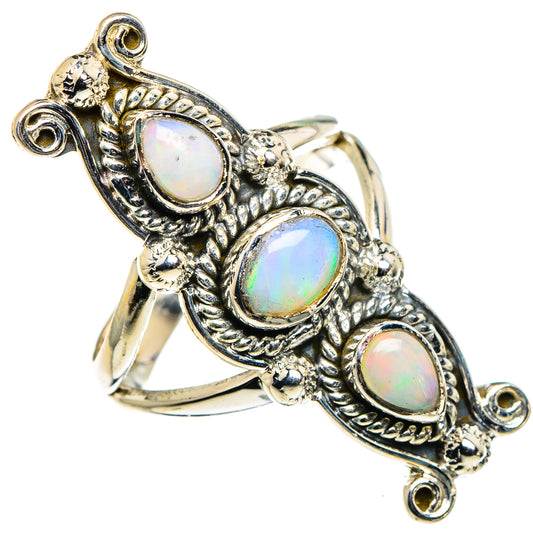 Ethiopian Opal Rings handcrafted by Ana Silver Co - RING96063