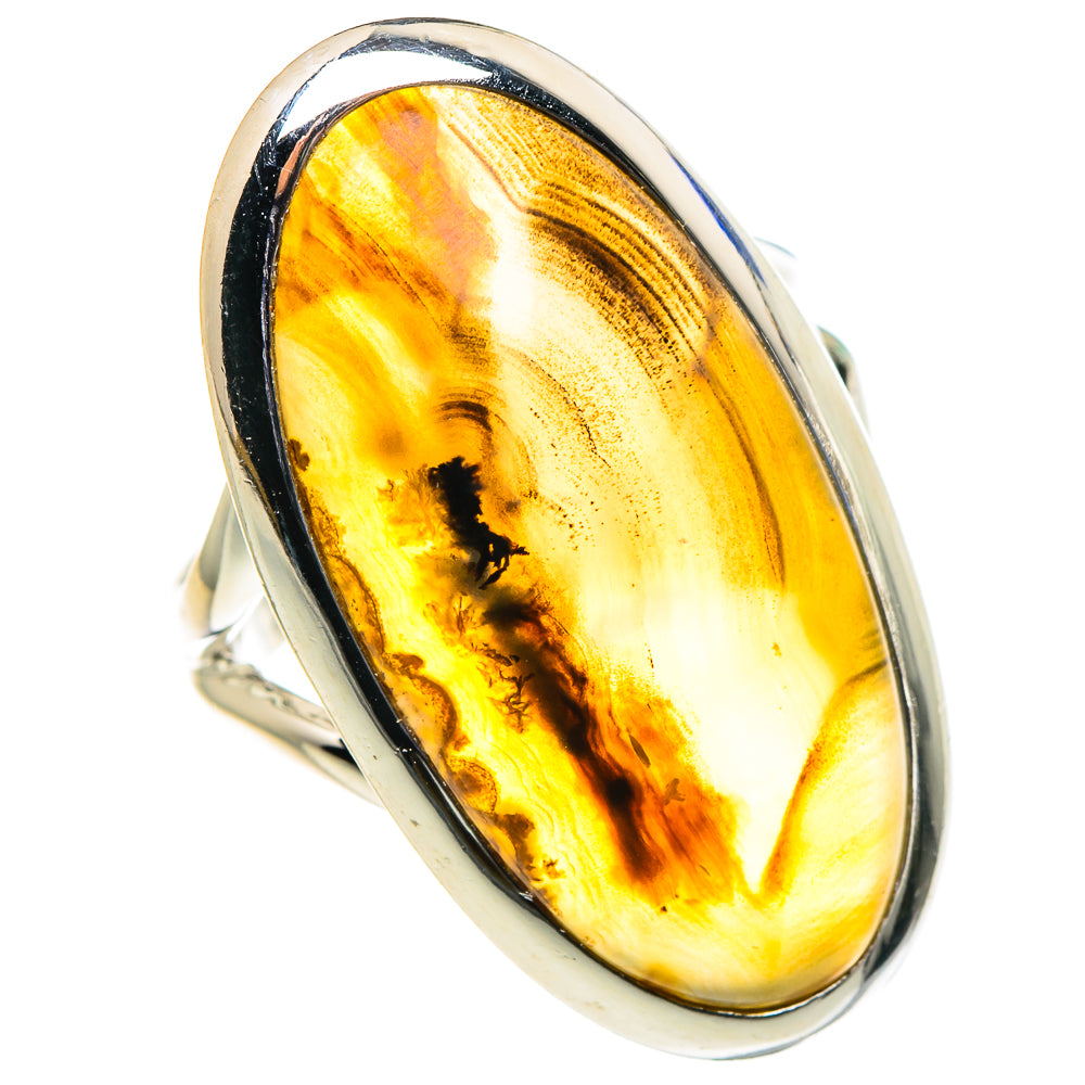 Montana Agate Rings handcrafted by Ana Silver Co - RING96085