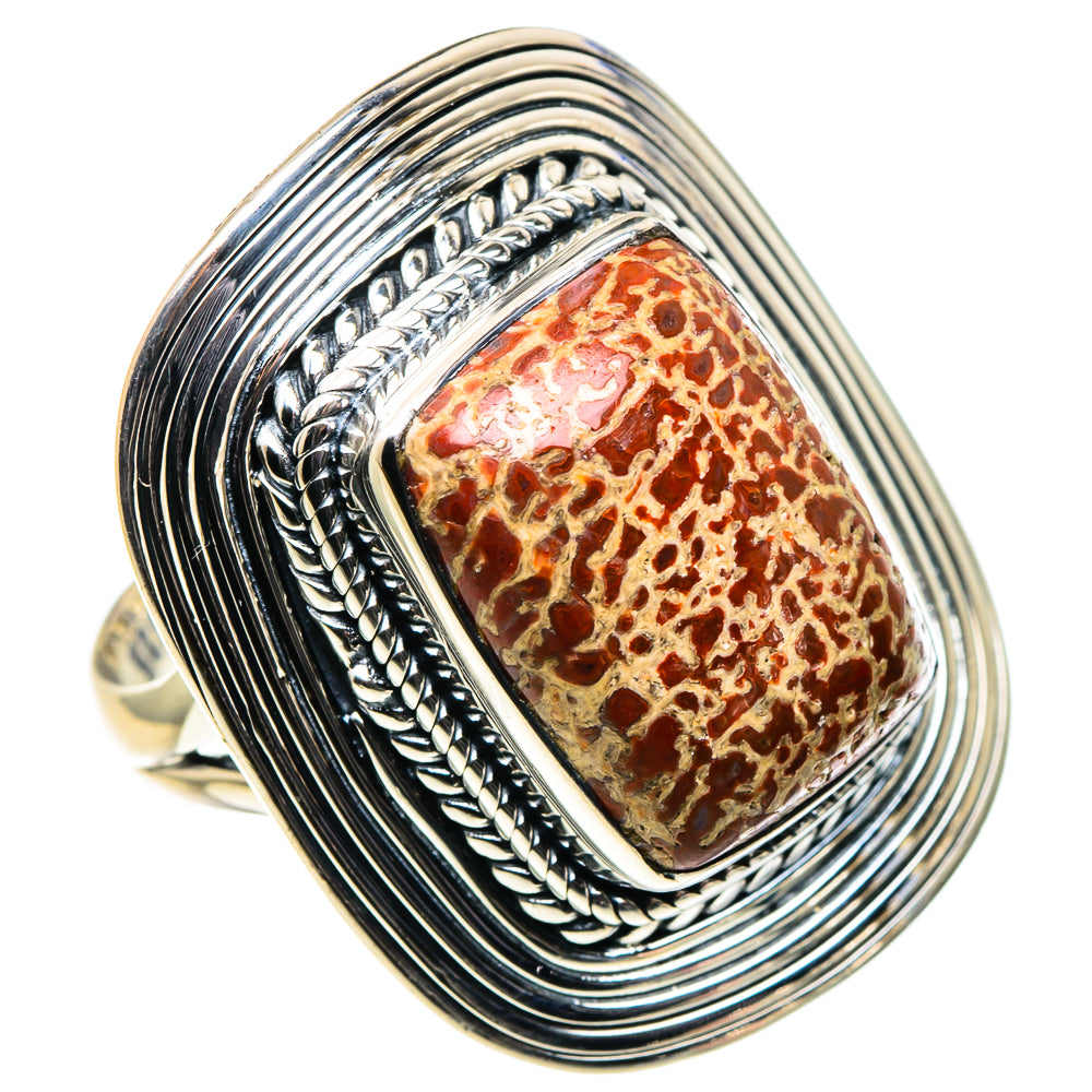 Dinosaur Bone Rings handcrafted by Ana Silver Co - RING96092