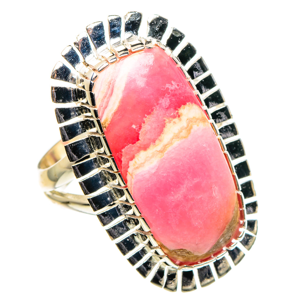 Rhodochrosite Rings handcrafted by Ana Silver Co - RING96095 - Photo 2