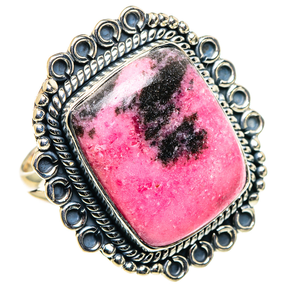 Rhodonite Rings handcrafted by Ana Silver Co - RING96096