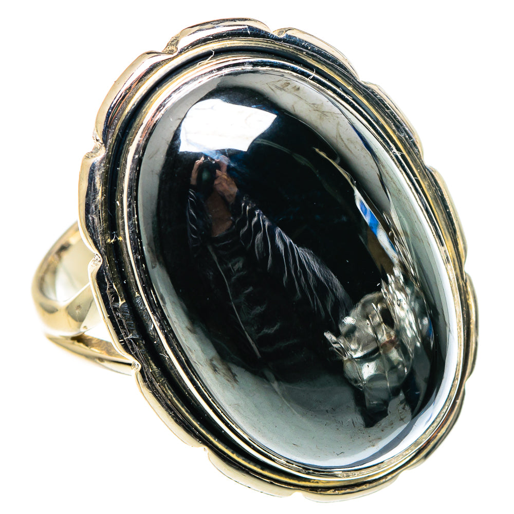 Hematite Rings handcrafted by Ana Silver Co - RING96106
