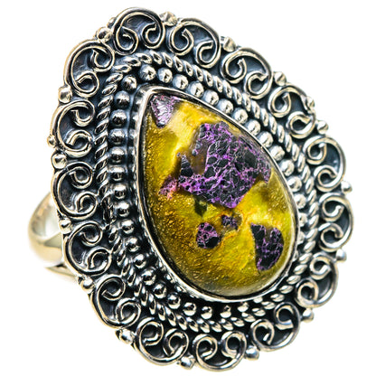 Atlantisite Rings handcrafted by Ana Silver Co - RING96108 - Photo 2