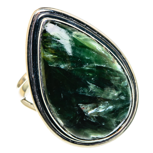 Seraphinite Rings handcrafted by Ana Silver Co - RING96113
