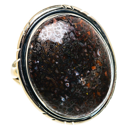 Dinosaur Bone Rings handcrafted by Ana Silver Co - RING96119