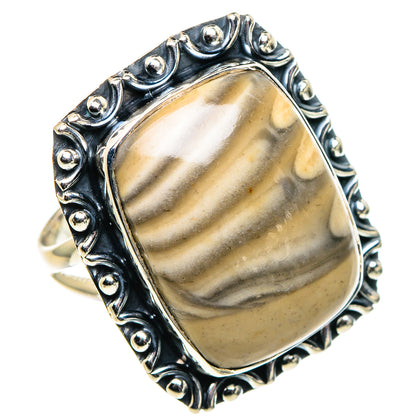 Striped Flint Rings handcrafted by Ana Silver Co - RING96123