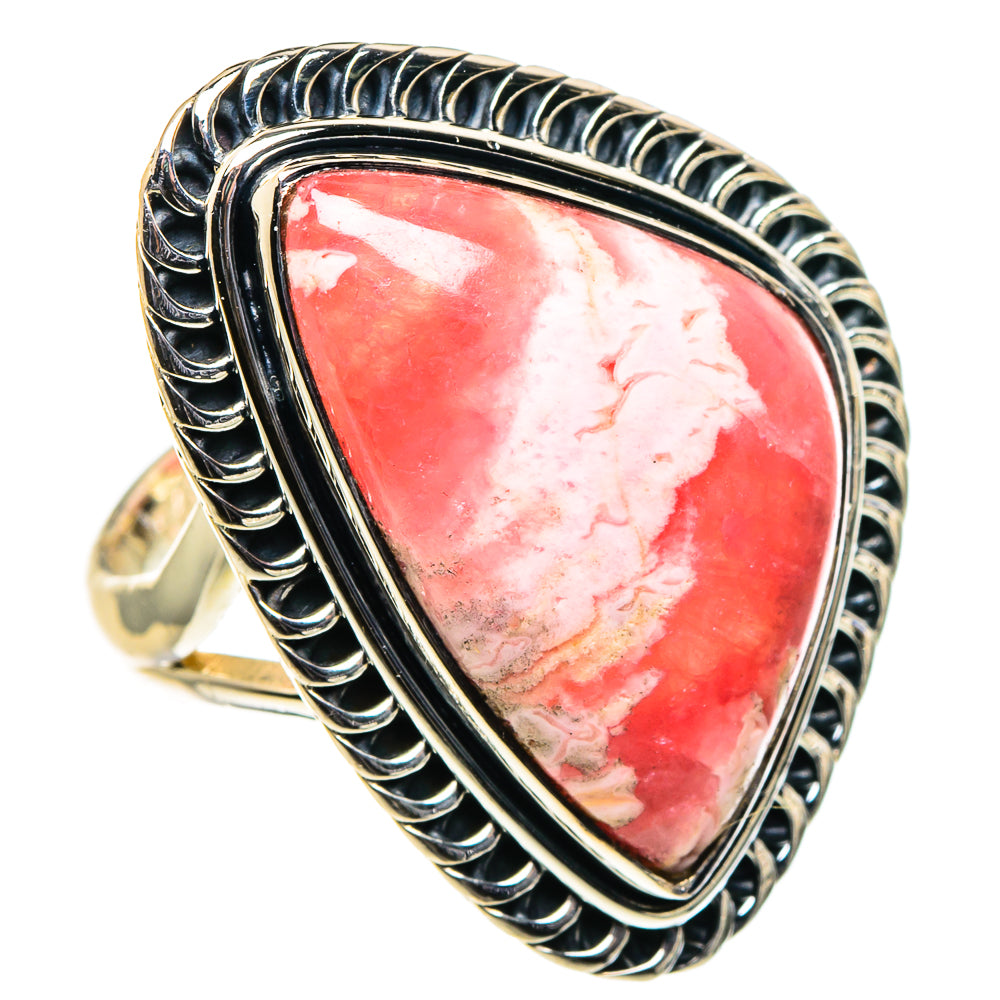 Rhodochrosite Rings handcrafted by Ana Silver Co - RING96129