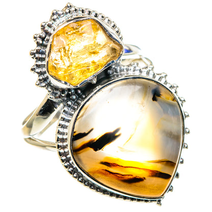 Montana Agate Rings handcrafted by Ana Silver Co - RING96136