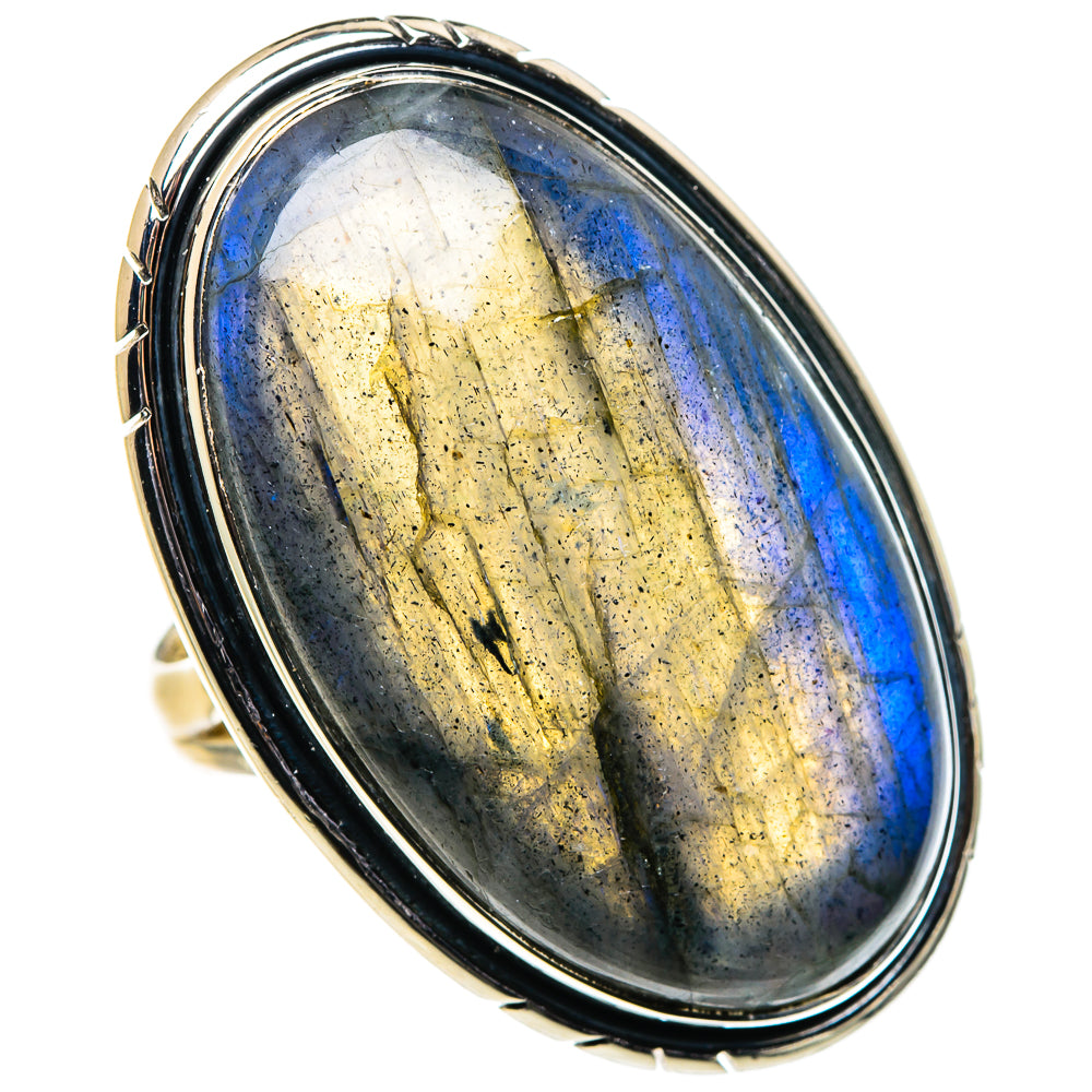 Labradorite Rings handcrafted by Ana Silver Co - RING96140