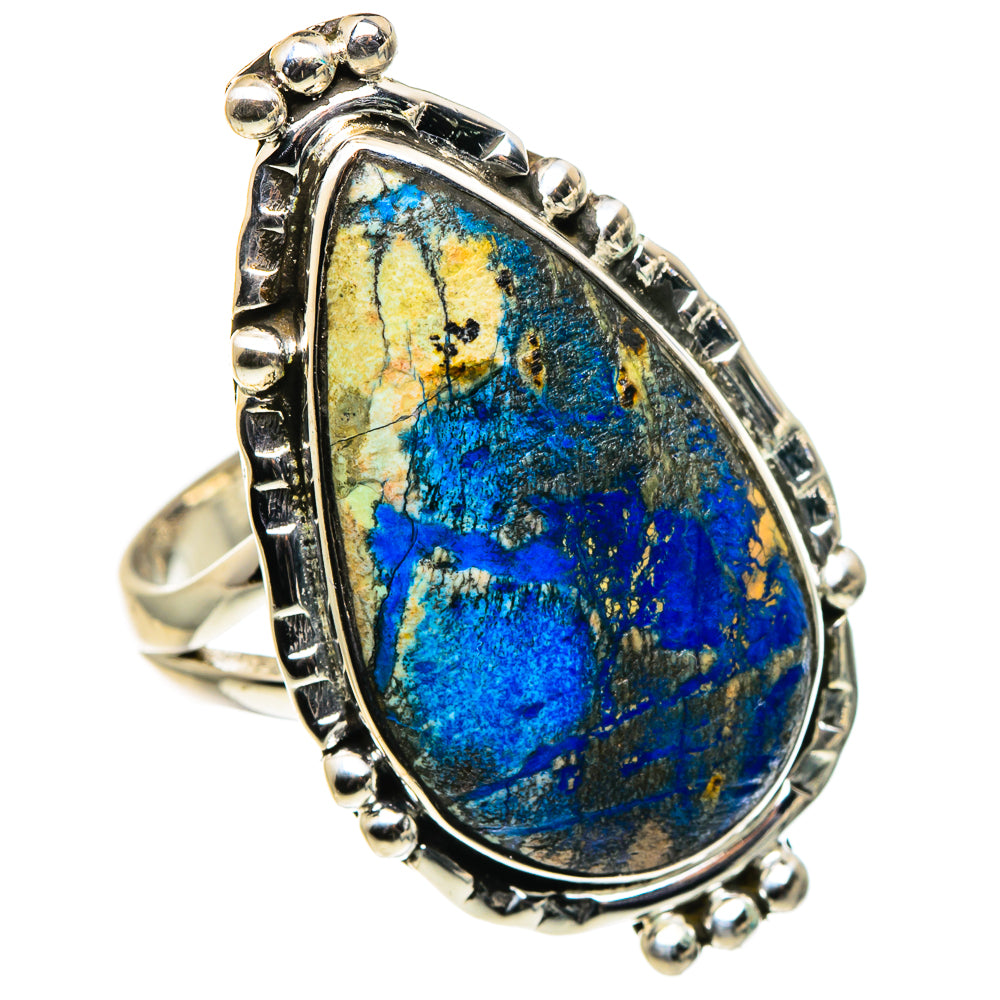 Azurite Rings handcrafted by Ana Silver Co - RING96141