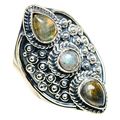 Labradorite Rings handcrafted by Ana Silver Co - RING96144