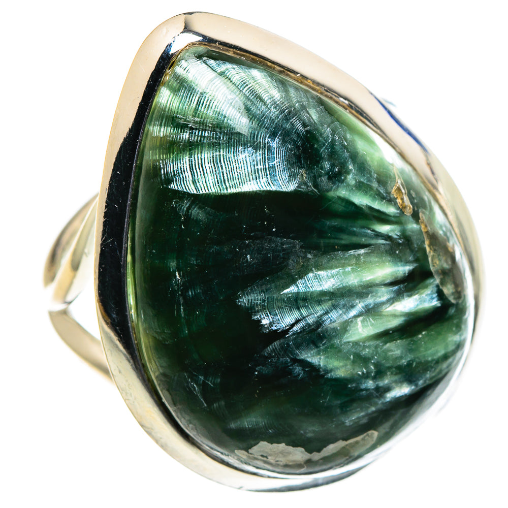 Seraphinite Rings handcrafted by Ana Silver Co - RING96151