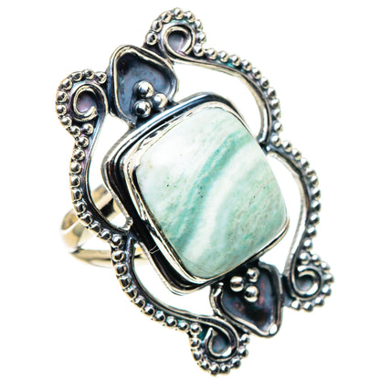 Ocean Jasper Rings handcrafted by Ana Silver Co - RING96152 - Photo 2