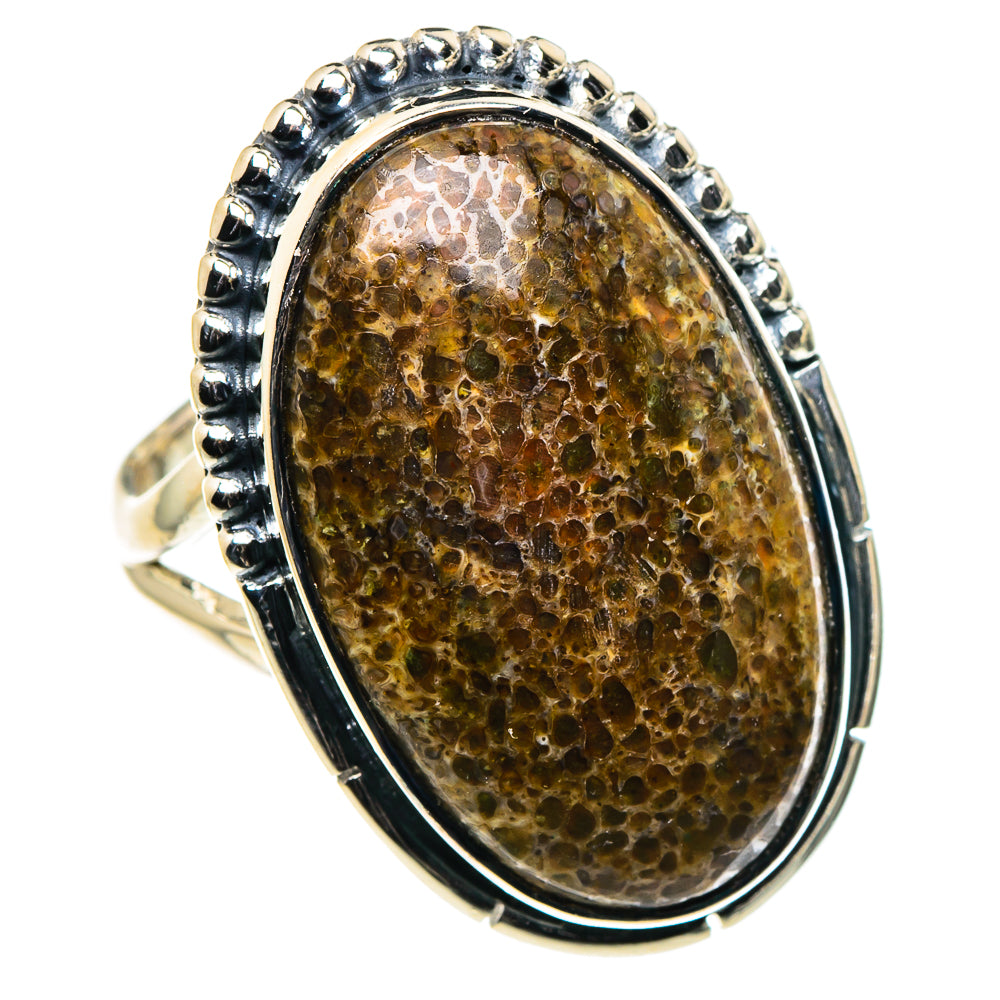 Dinosaur Bone Rings handcrafted by Ana Silver Co - RING96159