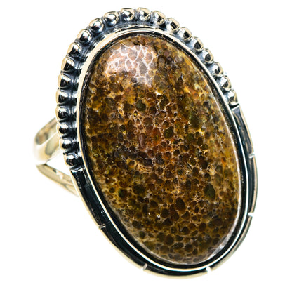 Dinosaur Bone Rings handcrafted by Ana Silver Co - RING96159