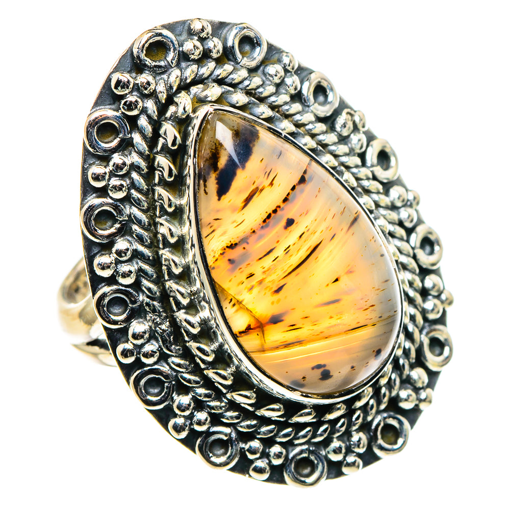 Montana Agate Rings handcrafted by Ana Silver Co - RING96168 - Photo 2