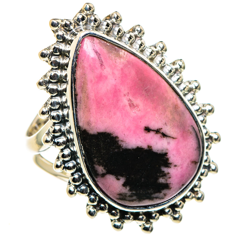 Rhodonite Rings handcrafted by Ana Silver Co - RING96171 - Photo 2