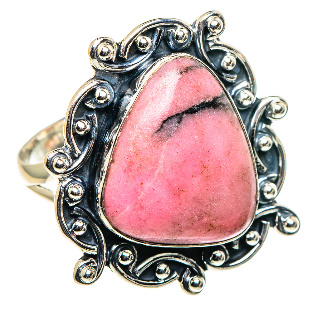 Rhodonite Rings handcrafted by Ana Silver Co - RING96172