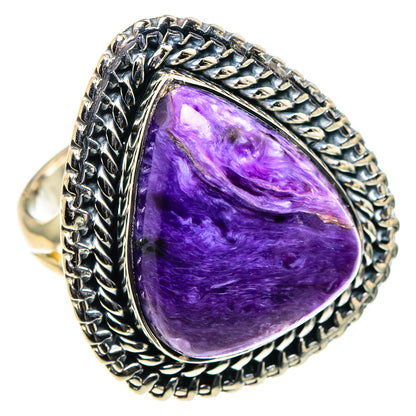 Charoite Rings handcrafted by Ana Silver Co - RING96174