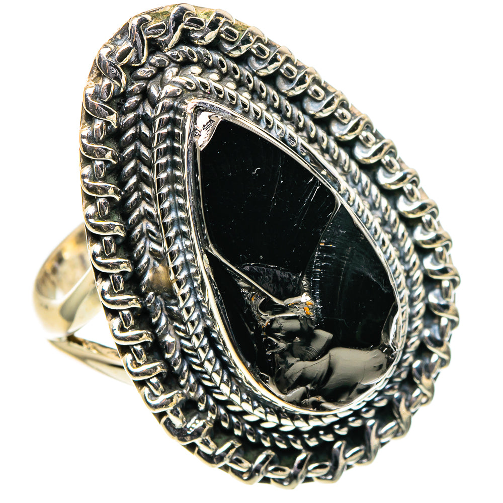 Shungite Rings handcrafted by Ana Silver Co - RING96175 - Photo 2