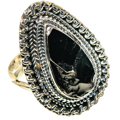 Shungite Rings handcrafted by Ana Silver Co - RING96175 - Photo 2