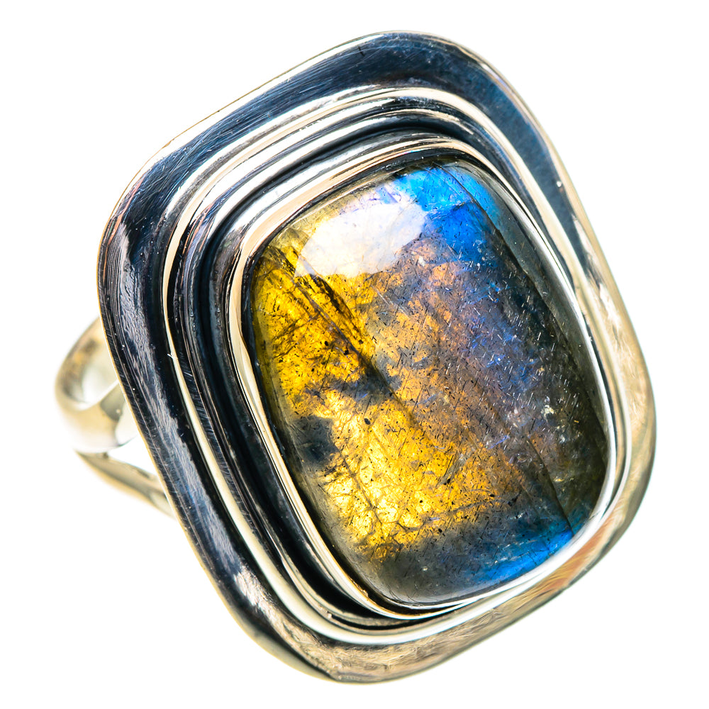 Labradorite Rings handcrafted by Ana Silver Co - RING96181