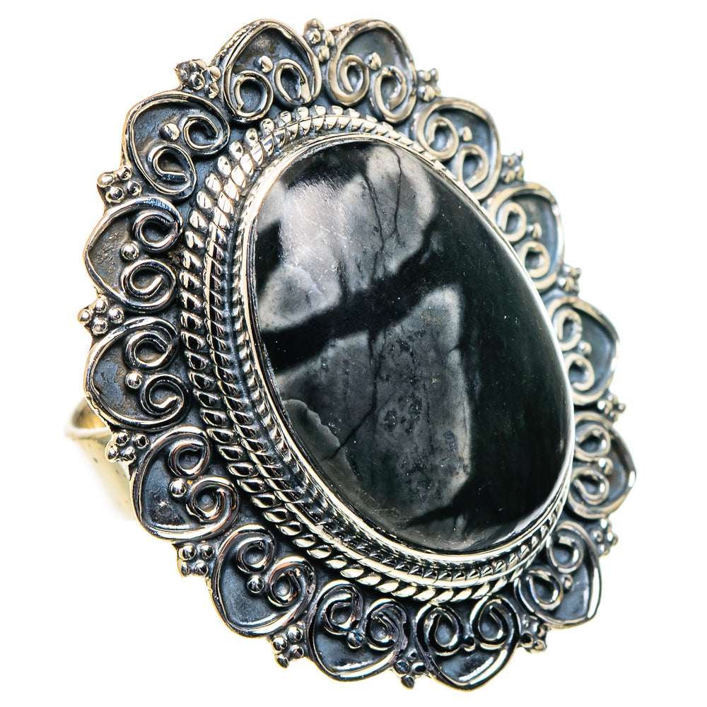 Picasso Jasper Rings handcrafted by Ana Silver Co - RING96206