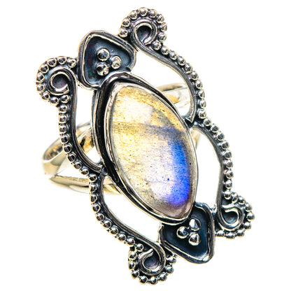 Labradorite Rings handcrafted by Ana Silver Co - RING96210