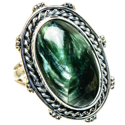 Seraphinite Rings handcrafted by Ana Silver Co - RING96220 - Photo 2