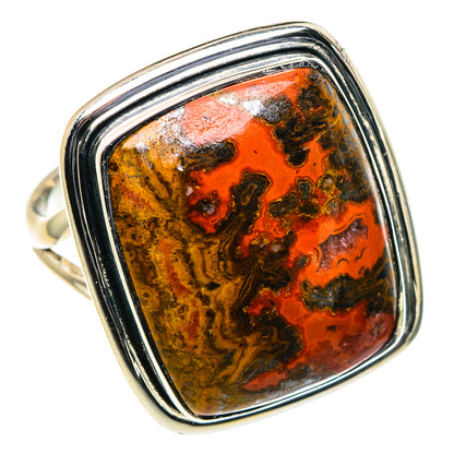 Morocco Agate Rings handcrafted by Ana Silver Co - RING96226