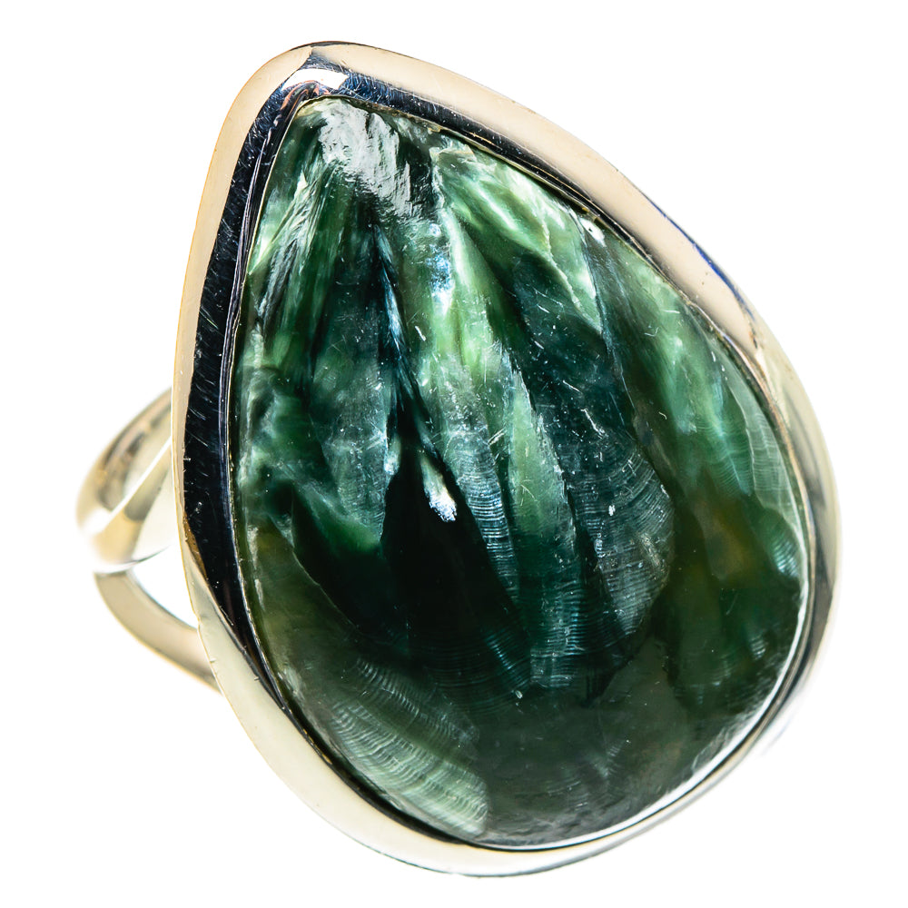 Seraphinite Rings handcrafted by Ana Silver Co - RING96243