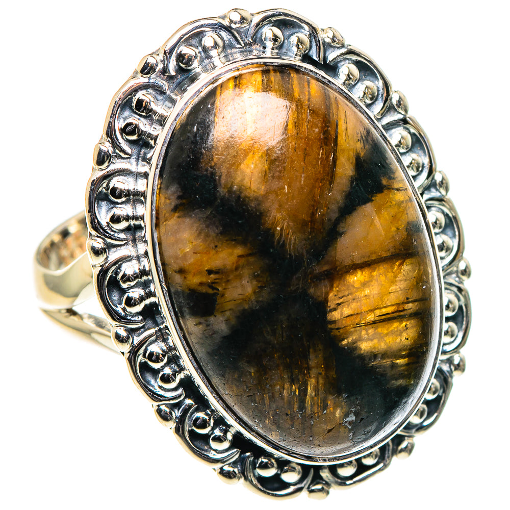 Chiastolite Rings handcrafted by Ana Silver Co - RING96294 - Photo 2