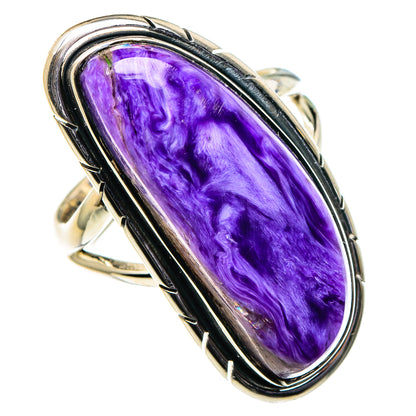 Charoite Rings handcrafted by Ana Silver Co - RING96295