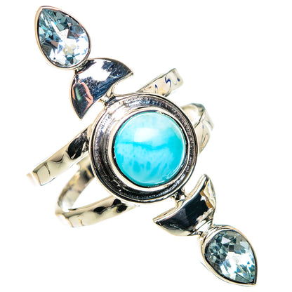 Blue Topaz Rings handcrafted by Ana Silver Co - RING96312
