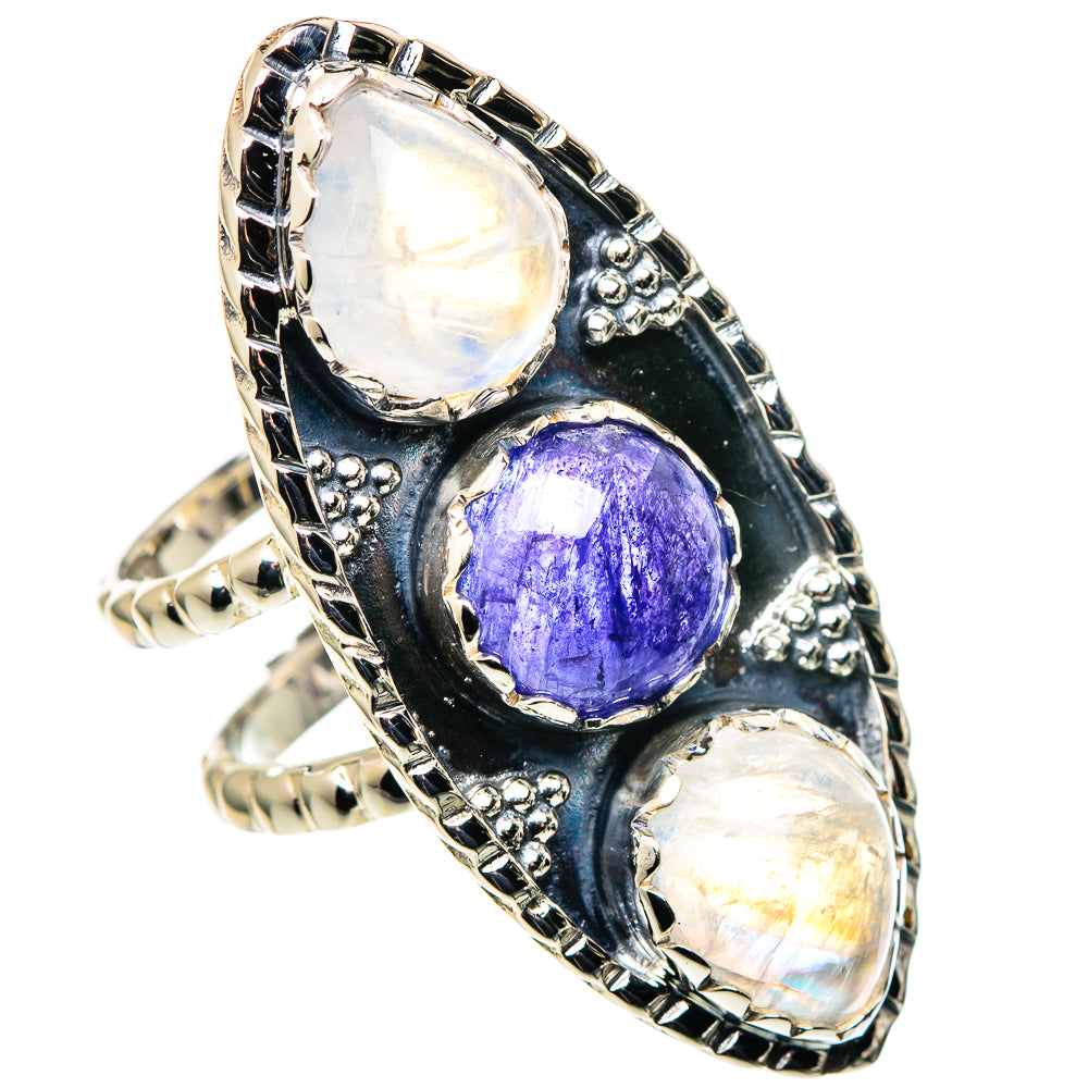 Labradorite Rings handcrafted by Ana Silver Co - RING96319