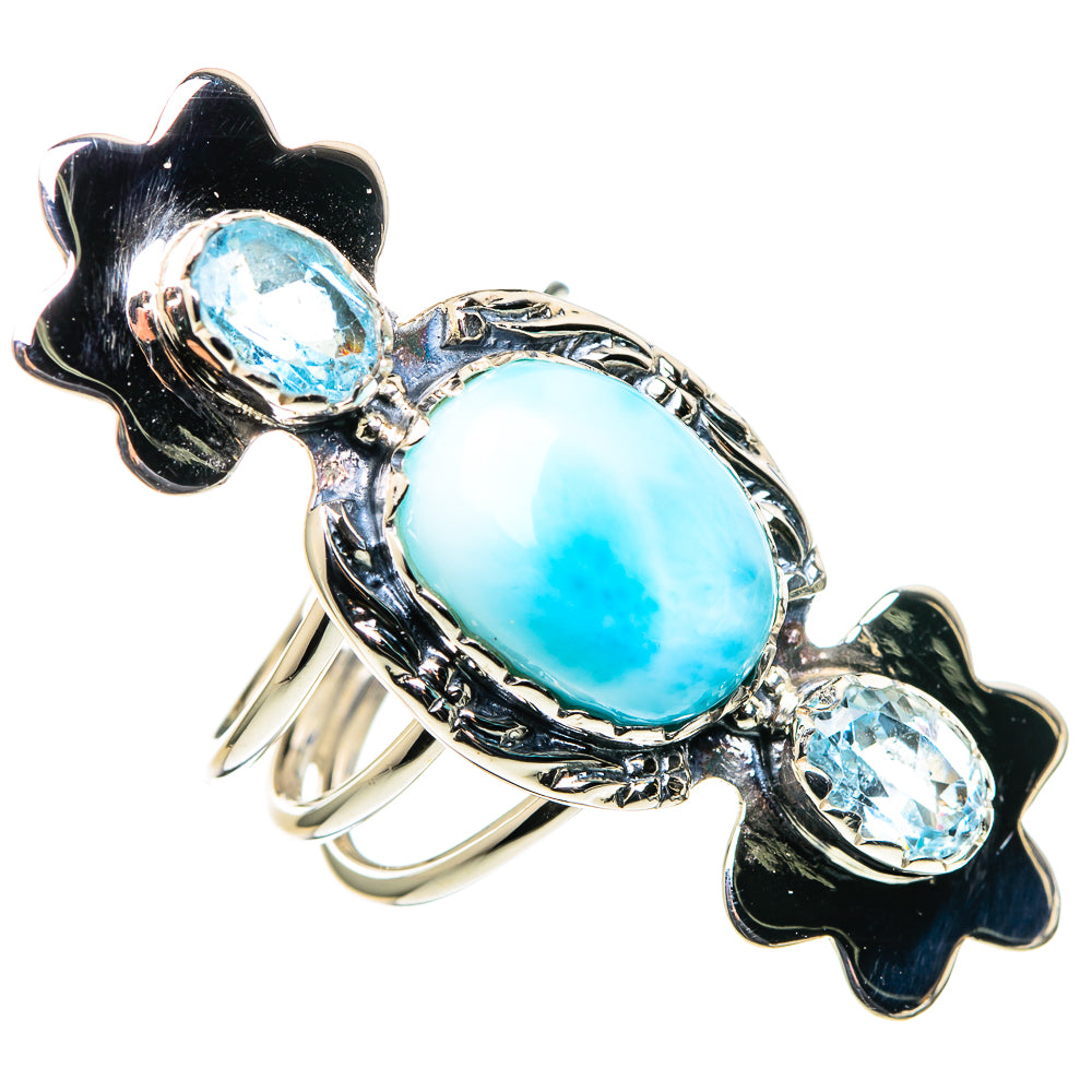 Larimar Rings handcrafted by Ana Silver Co - RING96352
