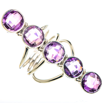 Watermelon Tourmaline, Citrine Rings handcrafted by Ana Silver Co - RING96370