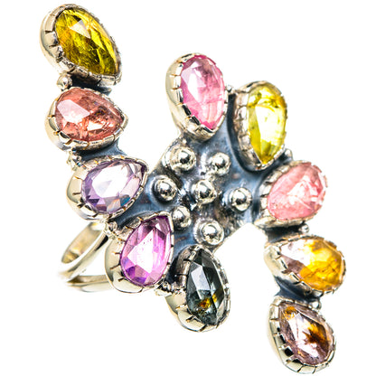 Rainbow Moonstone Rings handcrafted by Ana Silver Co - RING96383