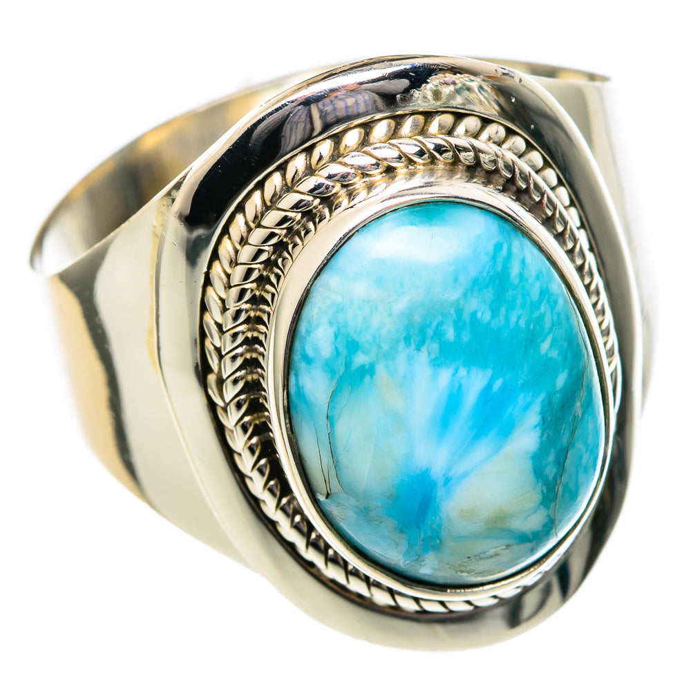 Larimar Rings handcrafted by Ana Silver Co - RING96424