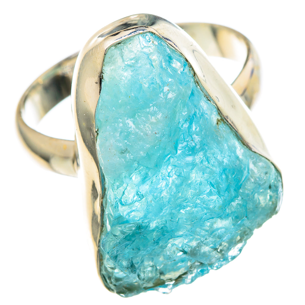 Aquamarine Rings handcrafted by Ana Silver Co - RING96426 - Photo 2