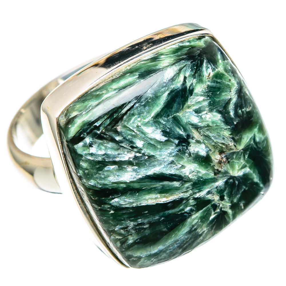Seraphinite Rings handcrafted by Ana Silver Co - RING96428