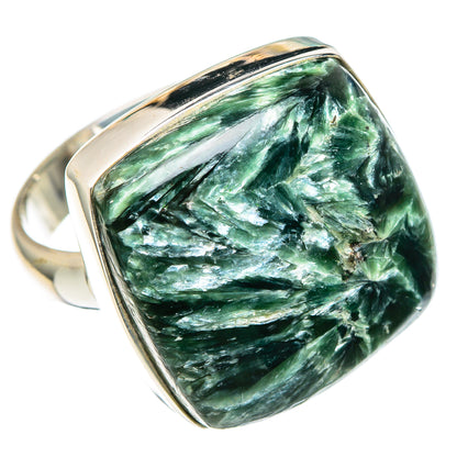 Seraphinite Rings handcrafted by Ana Silver Co - RING96428