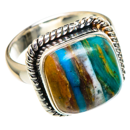 Peruvian Opal Rings handcrafted by Ana Silver Co - RING96447