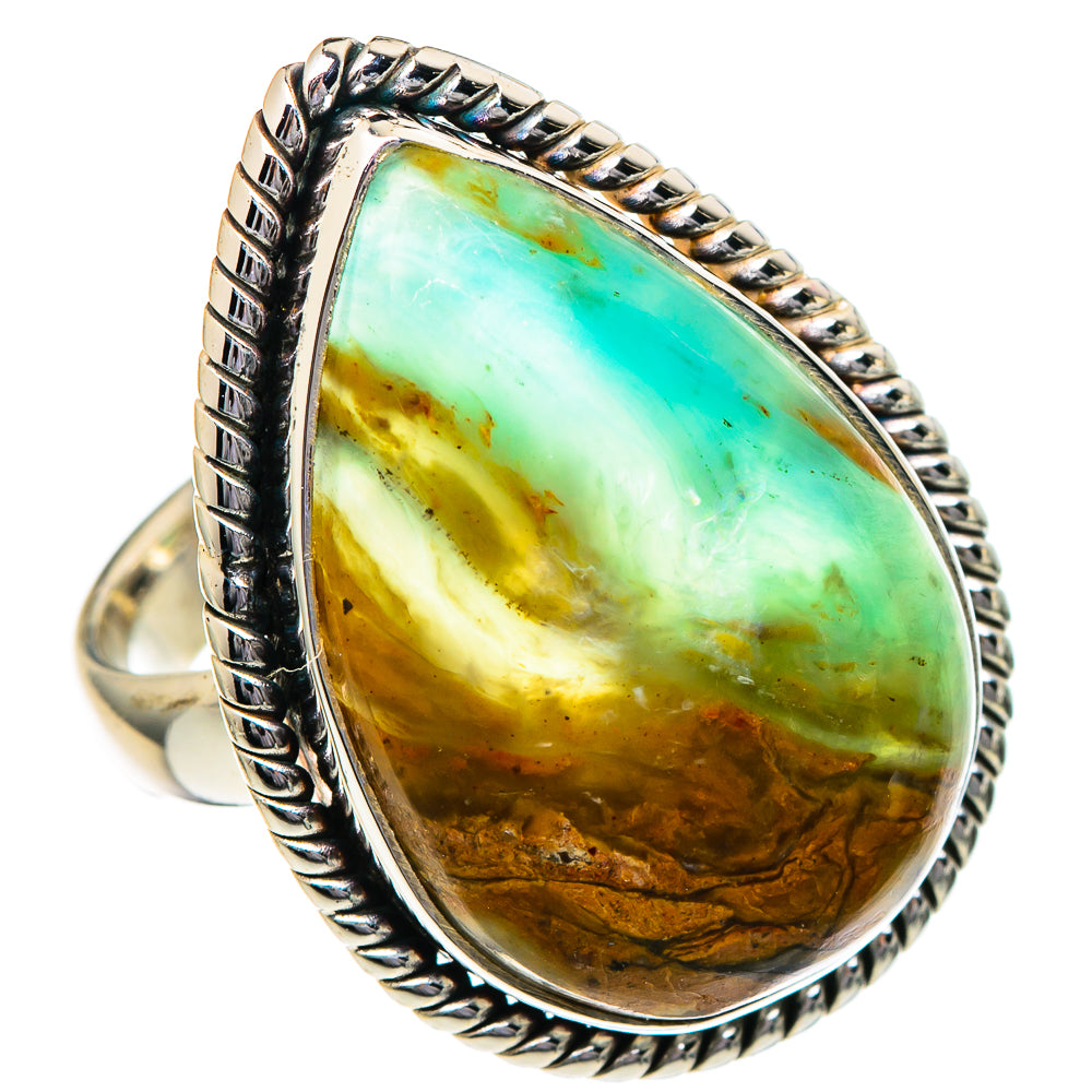 Peruvian Opal Rings handcrafted by Ana Silver Co - RING96450